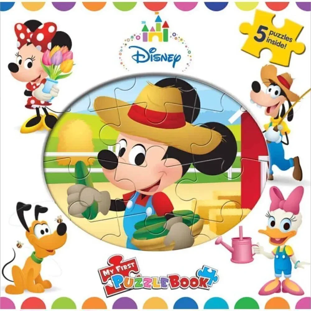 Disney Baby My First Puzzle Book - Jigsaw Puzzles For Kids